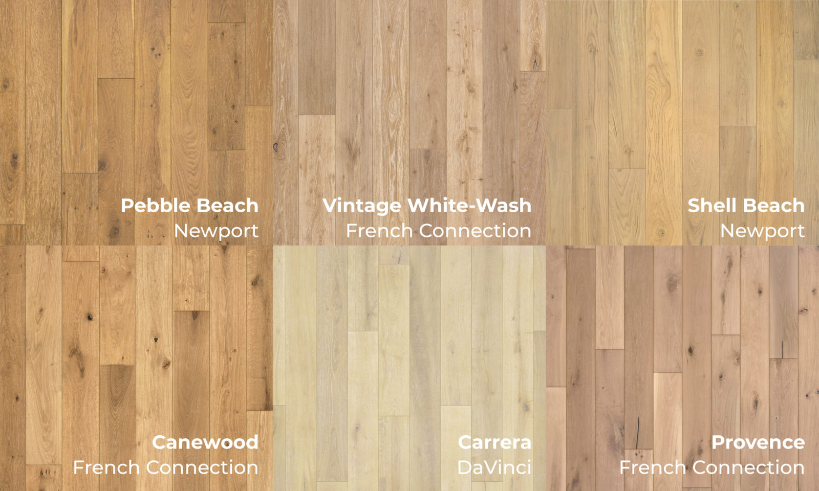 Garrison Collection European Oak Light Hardwood Flooring Wood Undertones