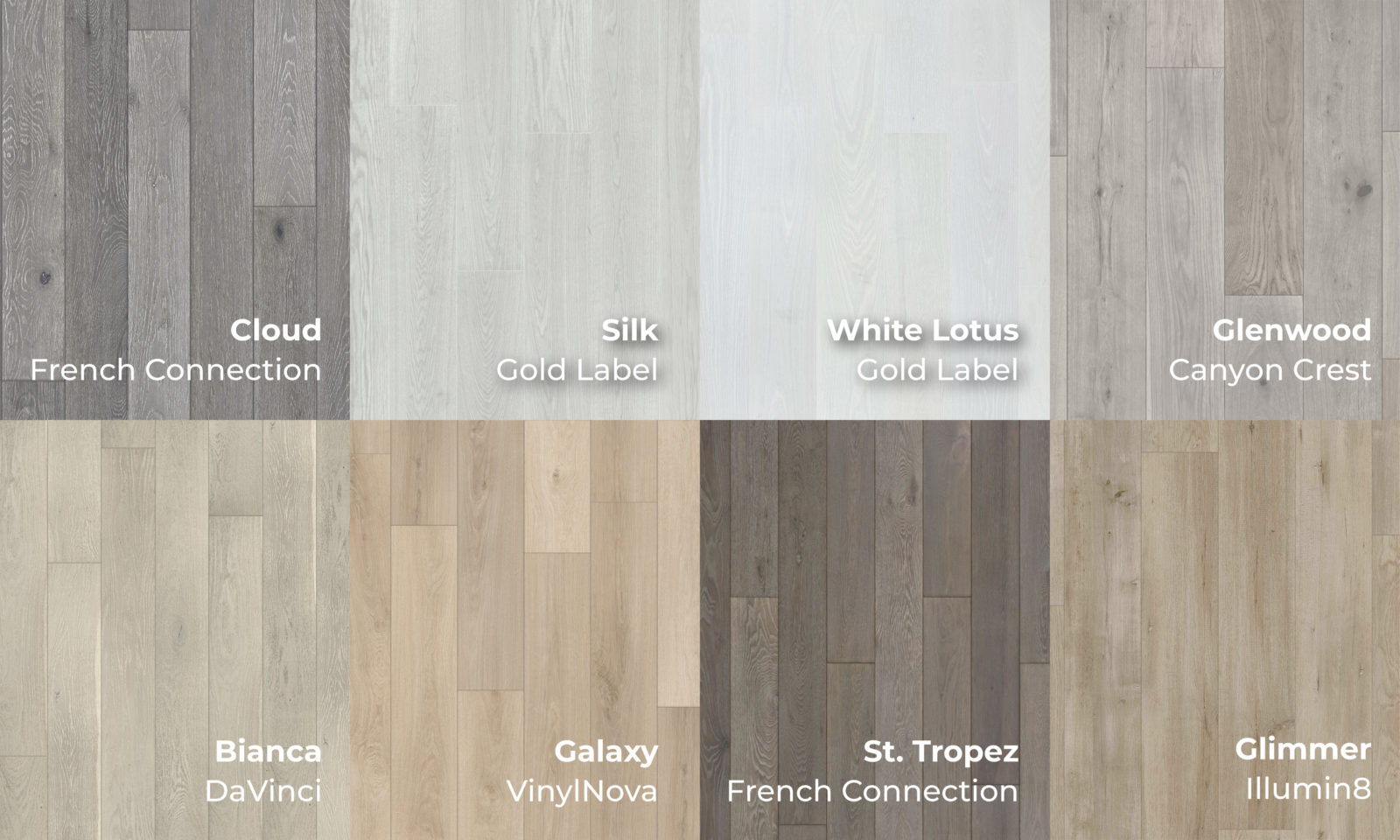 Garrison Collection European Oak Light Hardwood Flooring Wood Undertones