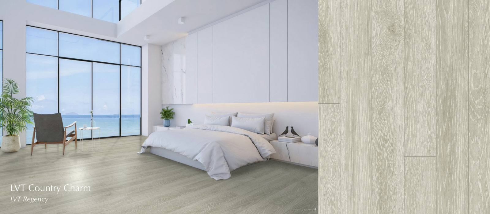 Grey vinyl flooring in Los Angeles