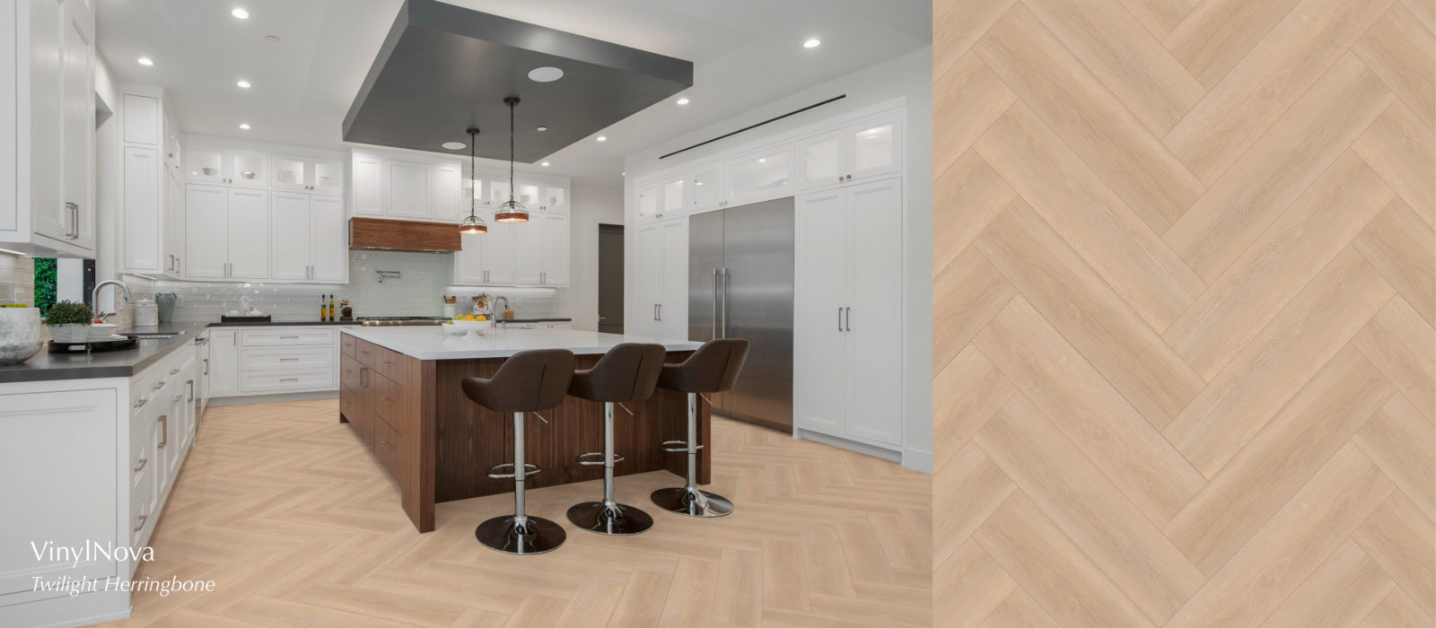 Parquet vinyl flooring in Los Angeles